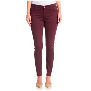 7 For All Mankind b(air) Burgundy Skinny Jeans